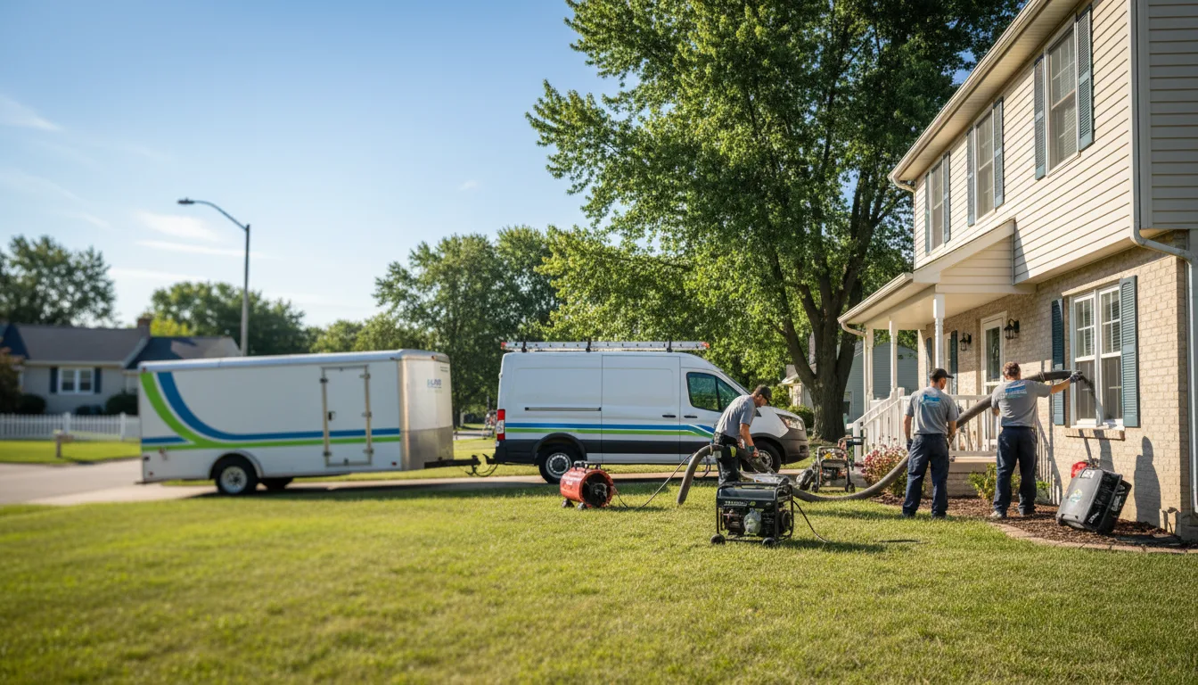 Flooded Basement Restoration And Cleanup With Repair in Boody, IL near me